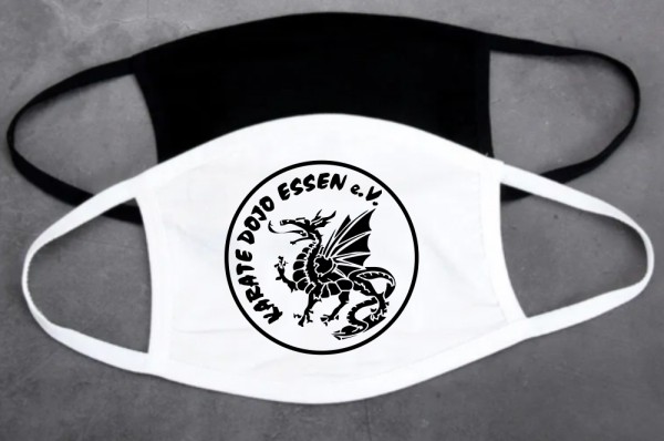 Mund-Nasen-Maske mit Vereinslogo